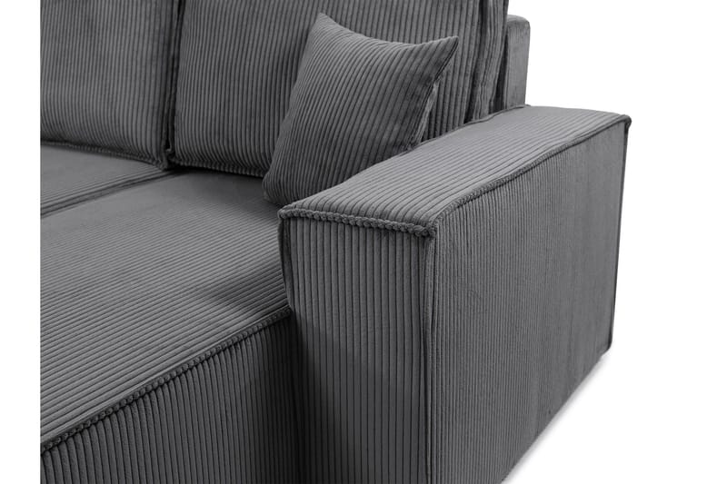 Hobson Vuodesohva Tupladivaanilla 4-istuttava Plyysi - Valkoinen - Huonekalut - Sohva - Vuodesohva