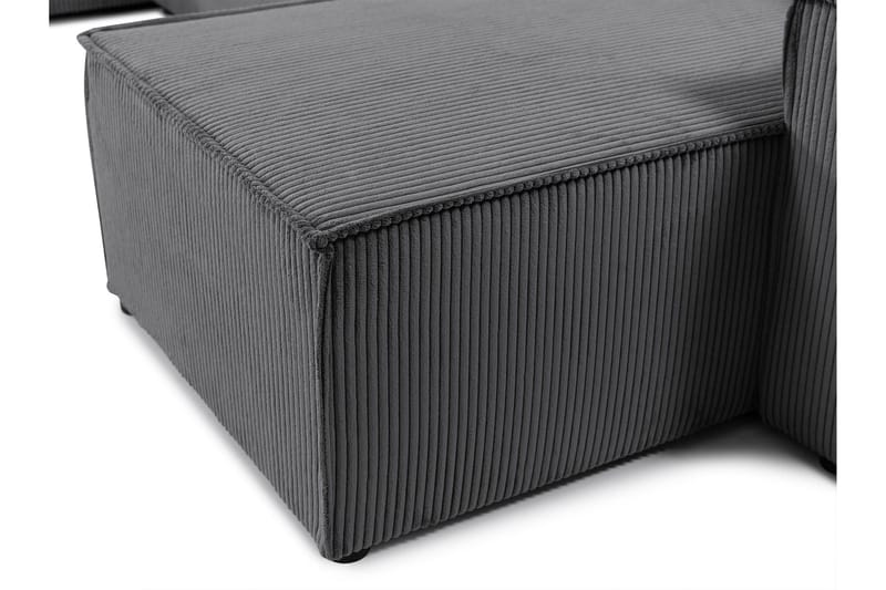 Hobson Vuodesohva Tupladivaanilla 4-istuttava Plyysi - Valkoinen - Huonekalut - Sohva - Vuodesohva