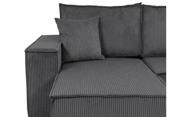 Hobson Vuodesohva Tupladivaanilla 4-istuttava Plyysi - Beige - Huonekalut - Sohva - Vuodesohva