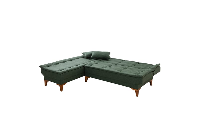 Hunterville vuodesohva divaanilla 4-istuttava - Vihreä - Huonekalut - Sohva - Vuodesohva