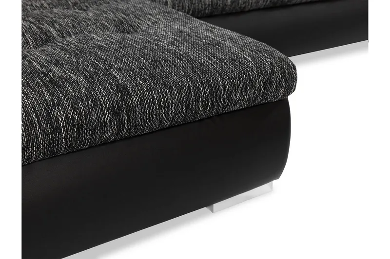 Irja Vuodesohva Divaanilla 3-istuttava Keinonahka - Valkoinen / Harmaa - Huonekalut - Sohva - Vuodesohva