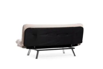 Kingaroy vuodesohva 100x175 cm pellavaa - Kermanbeige - Huonekalut - Sohva - Vuodesohva - 3 istuttava vuodesohva