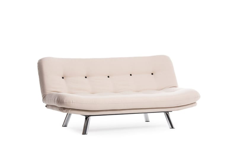 Kingaroy vuodesohva 100x175 cm pellavaa - Kermanbeige - Huonekalut - Sohva - Vuodesohva - 3 istuttava vuodesohva