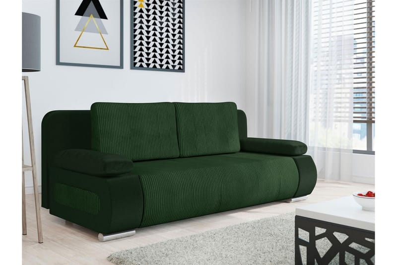 Kintore 2-sits Bäddsoffa NO_BRAND Green - Huonekalut - Sohva - Vuodesohva