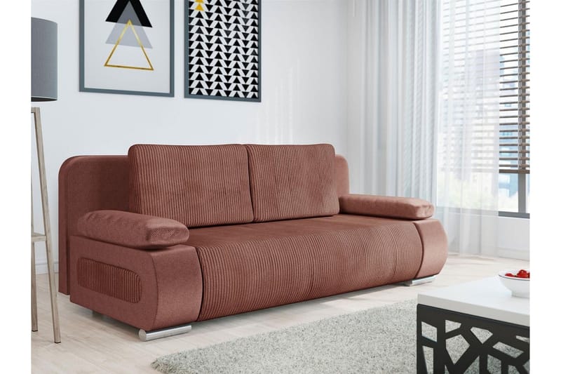 Kintore 2-sits Bäddsoffa NO_BRAND Red - Huonekalut - Sohva - Vuodesohva