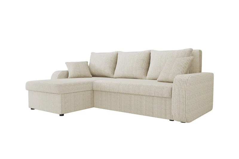 Kintore 3-sits Hörnbäddsoffa Beige/Light beige, undefined