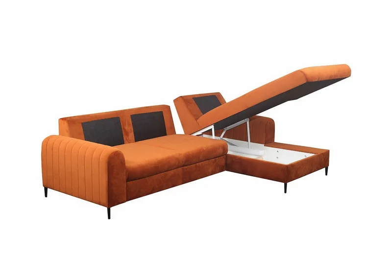 Kintore 3-sits Hörnbäddsoffa Dark blue - Huonekalut - Sohva - Vuodesohva