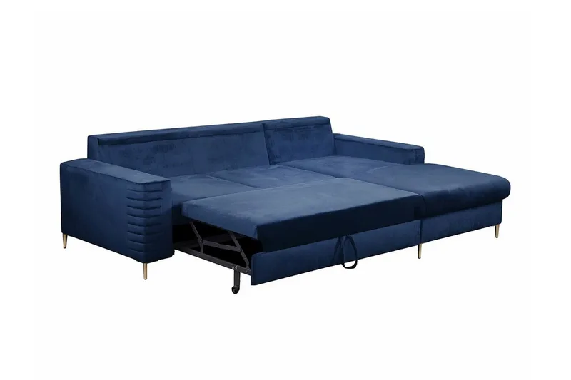 Kintore 3-sits Hörnbäddsoffa Dark blue - Huonekalut - Sohva - Vuodesohva