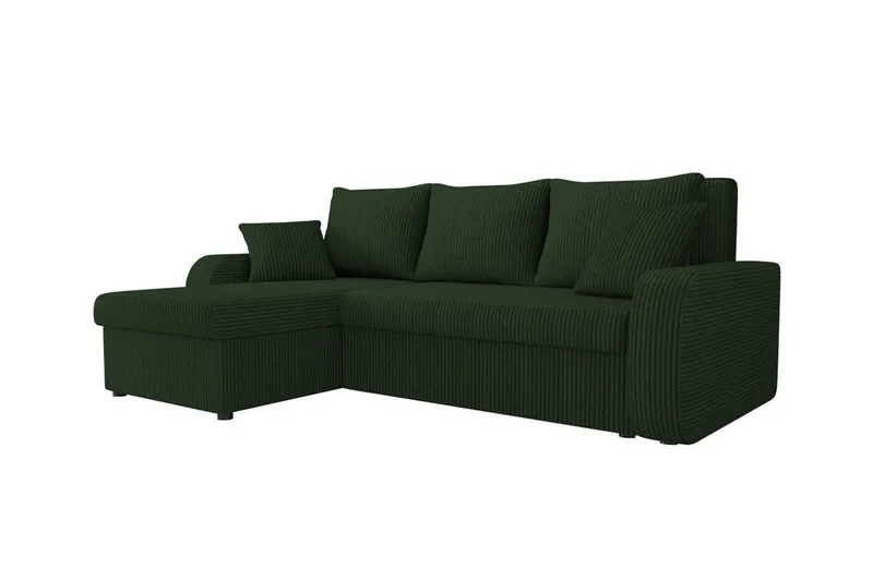 Kintore 3-sits Hörnbäddsoffa Dark green, undefined