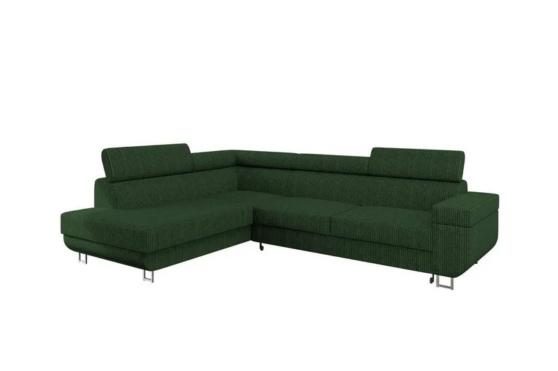 Kintore 3-sits Hörnbäddsoffa Dark green, undefined
