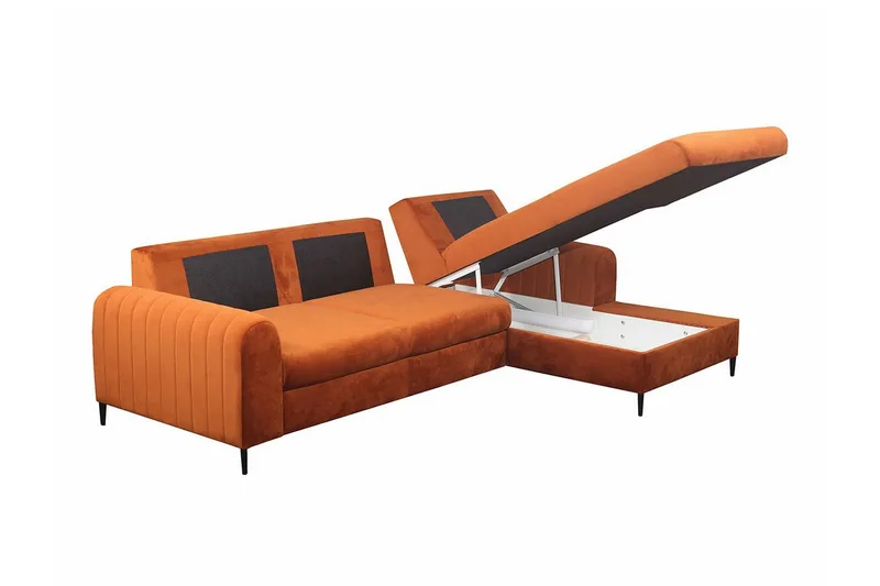 Kintore 3-sits Hörnbäddsoffa Dark green - Huonekalut - Sohva - Vuodesohva