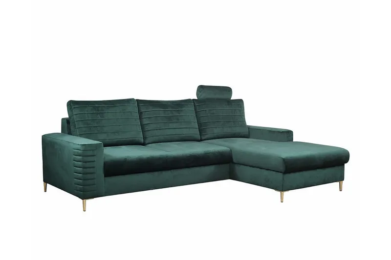 Kintore 3-sits Hörnbäddsoffa Dark green, undefined