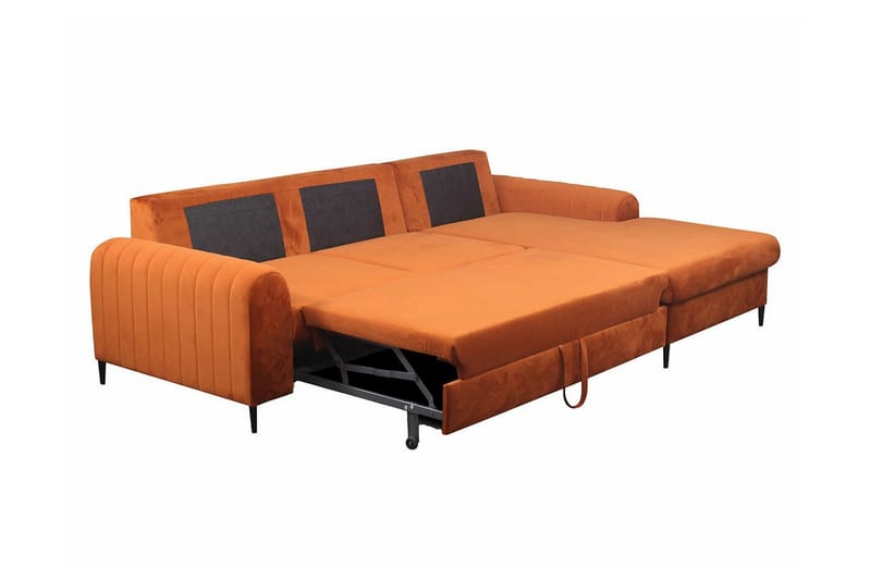 Kintore 3-sits Hörnbäddsoffa Dark green - Huonekalut - Sohva - Vuodesohva