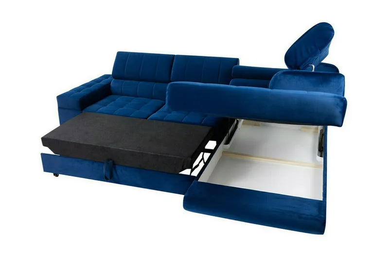 Kintore 3-sits Hörnbäddsoffa Dark red - Huonekalut - Sohva - Vuodesohva