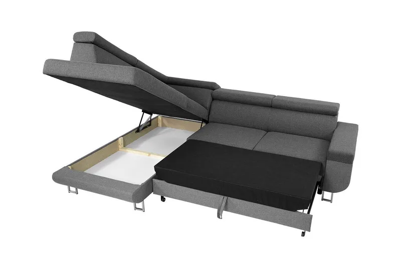 Kintore 3-sits Hörnbäddsoffa Dark yellow - Huonekalut - Sohva - Vuodesohva