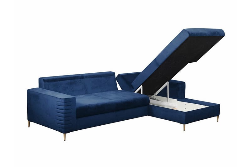 Kintore 3-sits Hörnbäddsoffa NO_BRAND Dark blue - Huonekalut - Sohva - Vuodesohva