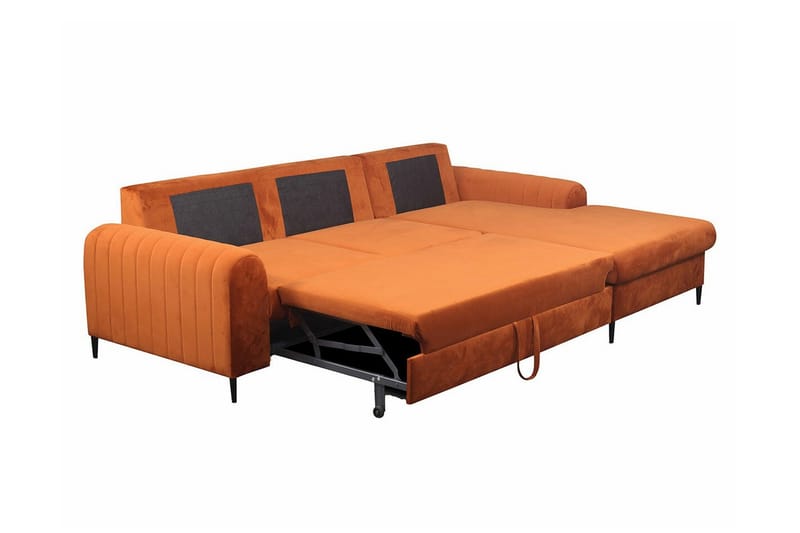 Kintore 3-sits Hörnbäddsoffa NO_BRAND Dark blue - Huonekalut - Sohva - Vuodesohva