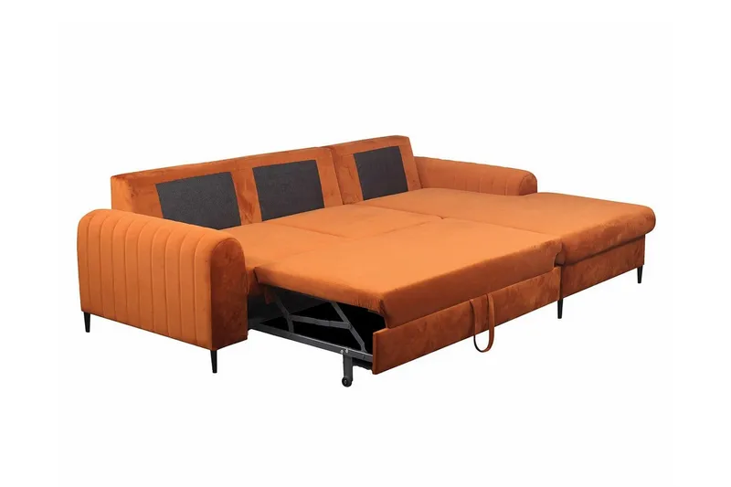 Kintore 3-sits Hörnbäddsoffa NO_BRAND Dark green - Huonekalut - Sohva - Vuodesohva