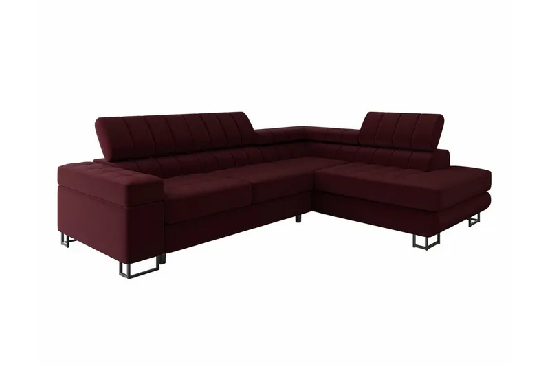 Kintore 3-sits Hörnbäddsoffa NO_BRAND Red, undefined