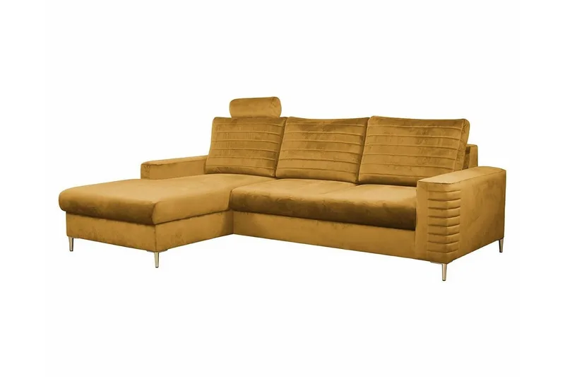 Kintore 3-sits Hörnbäddsoffa NO_BRAND Yellow, undefined