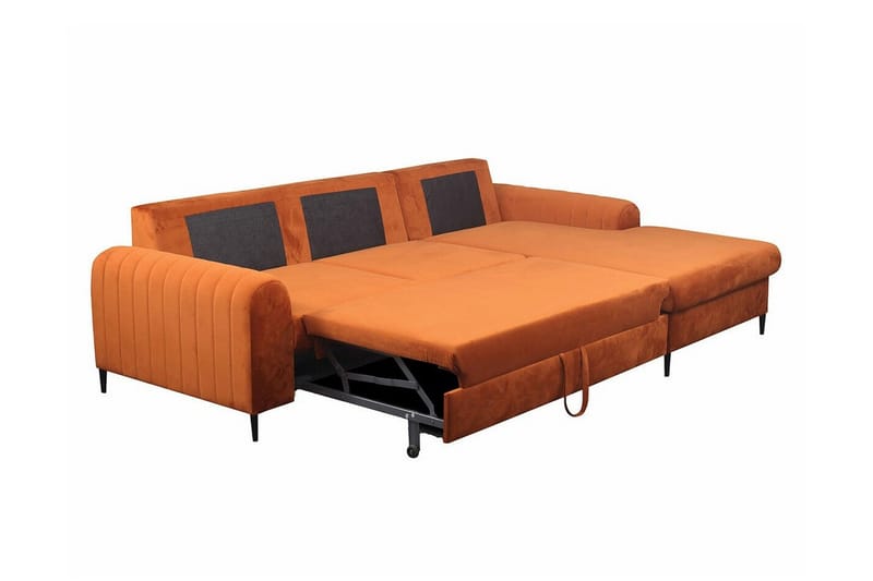 Kintore 3-sits Hörnbäddsoffa NO_BRAND Yellow - Huonekalut - Sohva - Vuodesohva