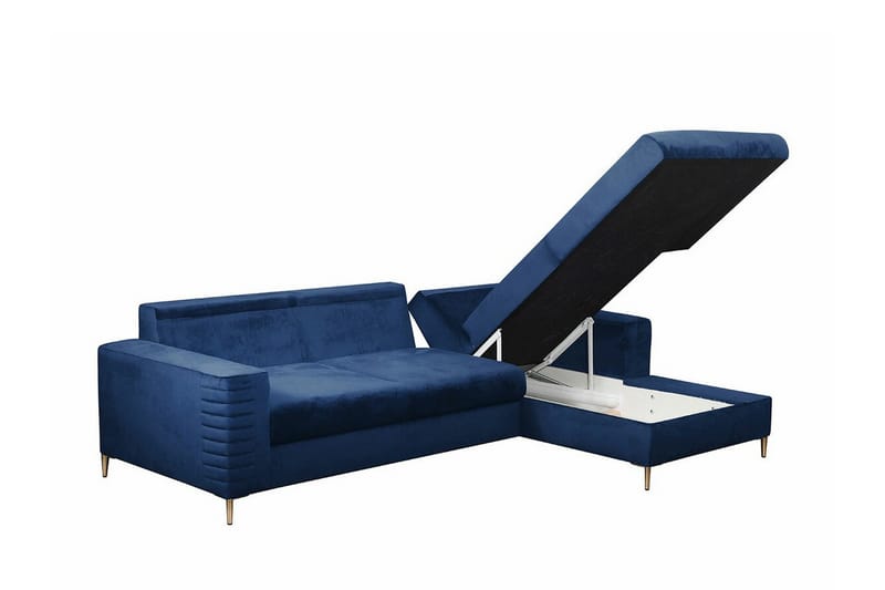 Kintore 3-sits Hörnbäddsoffa Orange - Huonekalut - Sohva - Vuodesohva