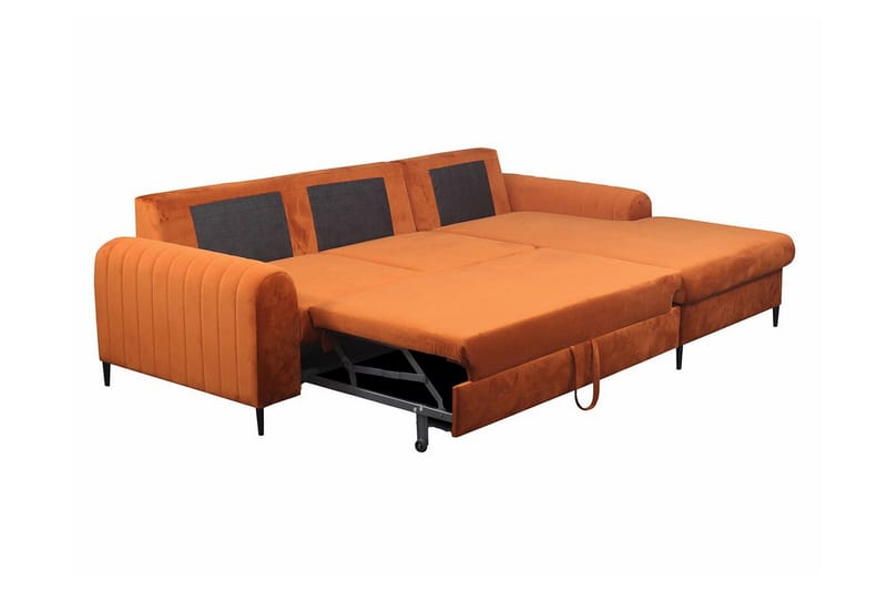 Kintore 3-sits Hörnbäddsoffa Yellow - Huonekalut - Sohva - Vuodesohva