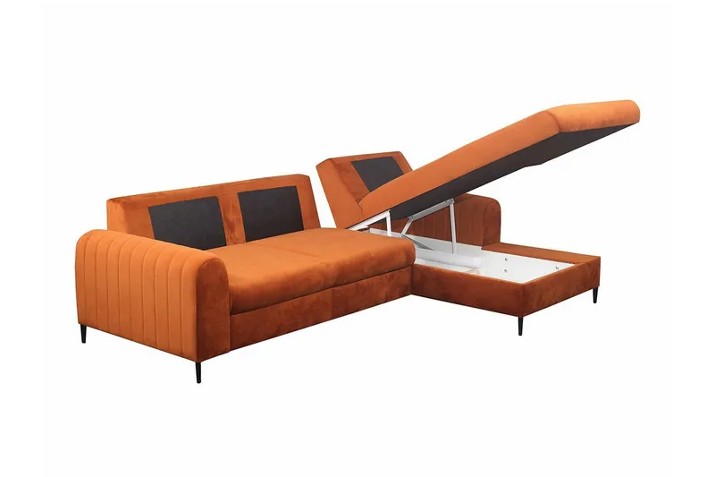 Kintore 3-sits Hörnbäddsoffa Yellow - Huonekalut - Sohva - Vuodesohva