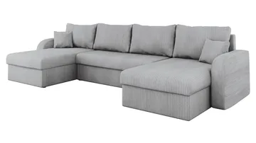 Kintore 4-sits Hörnbäddsoffa Black/Grey - Huonekalut - Sohva - Vuodesohva