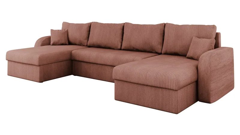Kintore 4-sits Hörnbäddsoffa Black/Grey, undefined