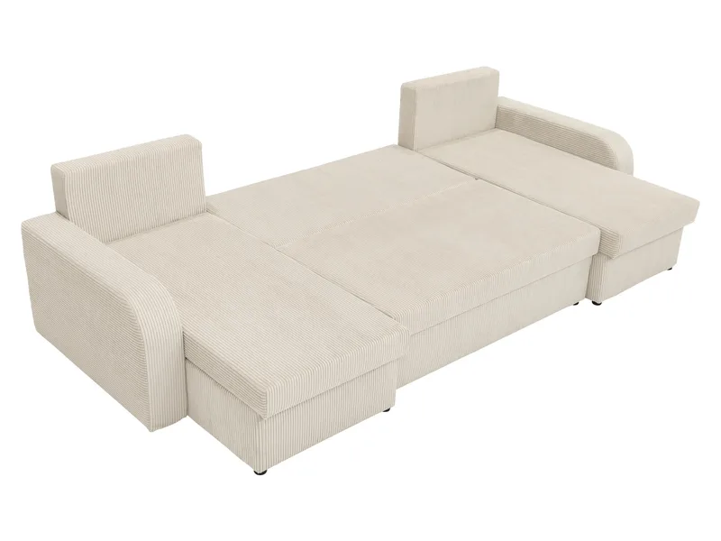 Kintore 4-sits Hörnbäddsoffa Black/Grey - Huonekalut - Sohva - Vuodesohva