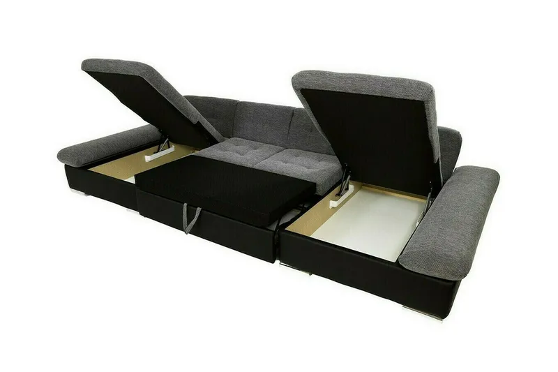 Kintore 4-sits Hörnbäddsoffa Brown - Huonekalut - Sohva - Vuodesohva