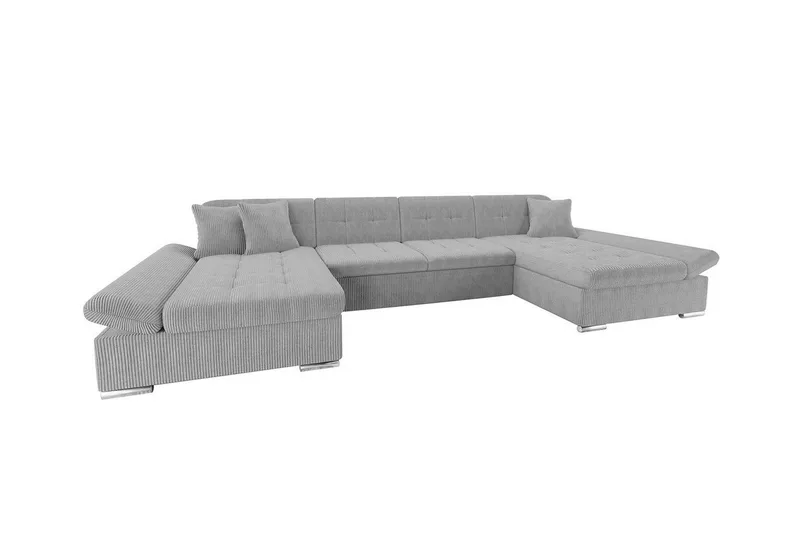 Kintore 4-sits Hörnbäddsoffa Grey, undefined