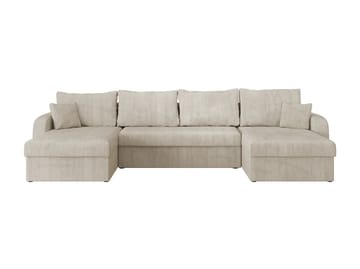 Kintore 4-sits Hörnbäddsoffa Grey/wood||Grey/Black - Huonekalut - Sohva - Vuodesohva