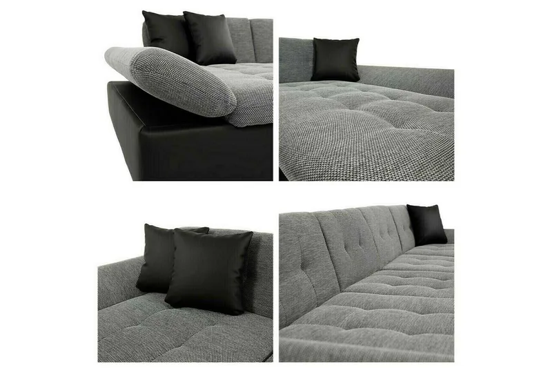 Kintore 4-sits Hörnbäddsoffa NO_BRAND beige - Huonekalut - Sohva - Vuodesohva