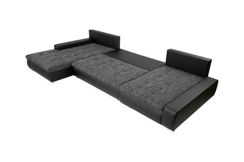 Kintore 4-sits Hörnbäddsoffa NO_BRAND Dark grey - Huonekalut - Sohva - Vuodesohva