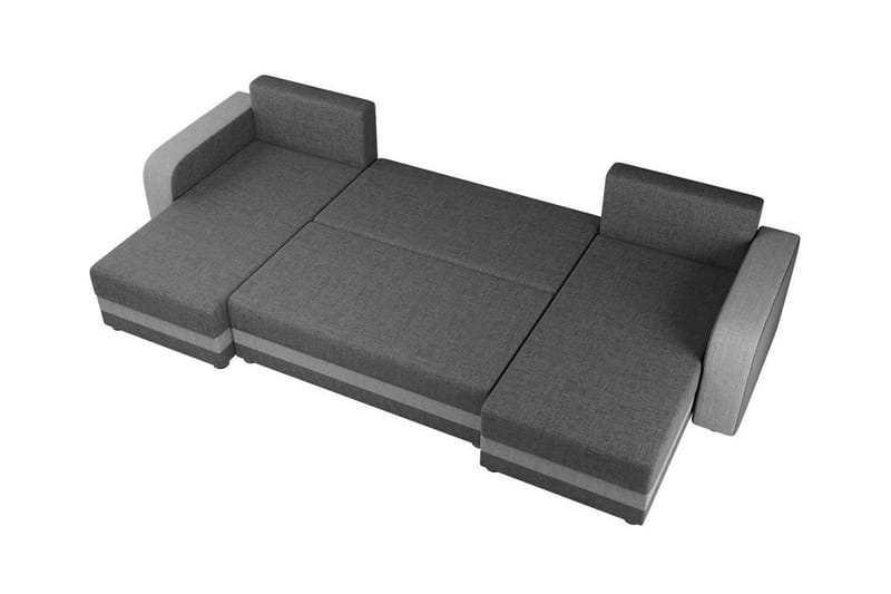 Kintore 4-sits Hörnbäddsoffa NO_BRAND Dark grey - Huonekalut - Sohva - Vuodesohva