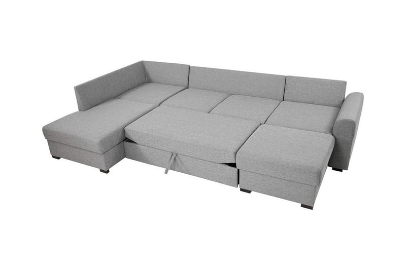 Kintore 4-sits Hörnbäddsoffa NO_BRAND White - Huonekalut - Sohva - Vuodesohva