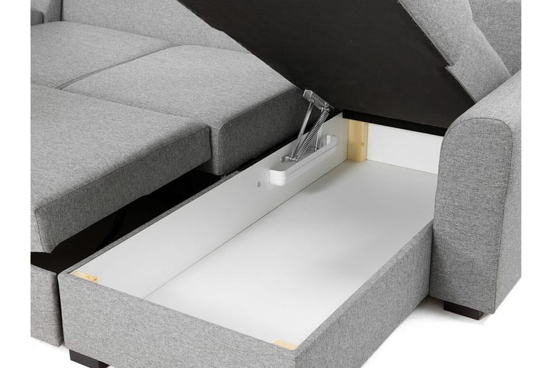 Kintore 4-sits Hörnbäddsoffa White - Huonekalut - Sohva - Vuodesohva