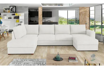 Kintore 4-sits Hörnbäddsoffa White - Huonekalut - Sohva - Vuodesohva