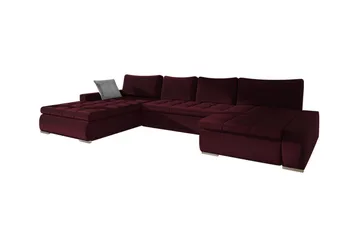 Kintore 4-sits Hörnbäddsoffa Wine red - Huonekalut - Sohva - Vuodesohva