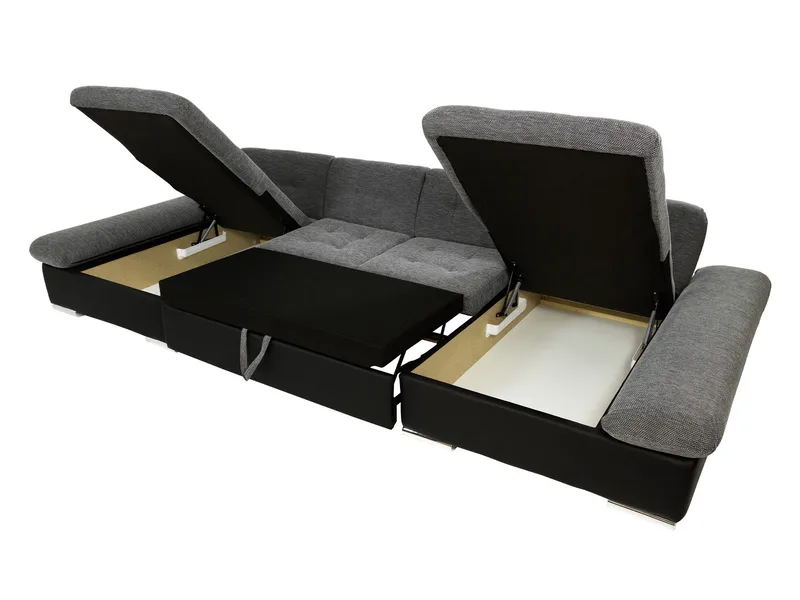 Kintore 5-sits Hörnbäddsoffa Dark grey - Huonekalut - Sohva - Vuodesohva