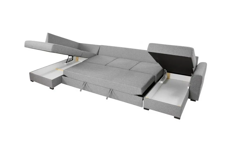 Kintore 6-sits Hörnbäddsoffa Beige/Light beige - Huonekalut - Sohva - Vuodesohva