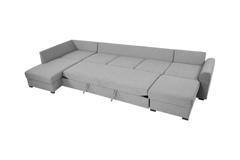 Kintore 6-sits Hörnbäddsoffa NO_BRAND White - Huonekalut - Sohva - Vuodesohva