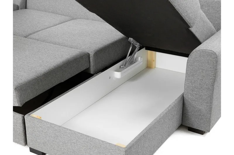 Kintore 6-sits Hörnbäddsoffa White - Huonekalut - Sohva - Vuodesohva