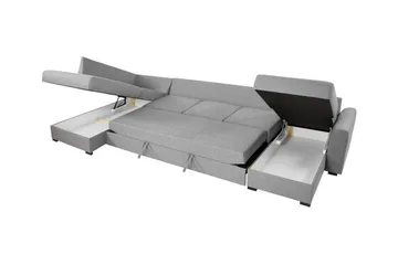 Kintore 6-sits Hörnbäddsoffa White - Huonekalut - Sohva - Vuodesohva