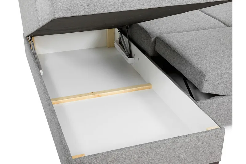 Kintore 6-sits Hörnbäddsoffa White - Huonekalut - Sohva - Vuodesohva