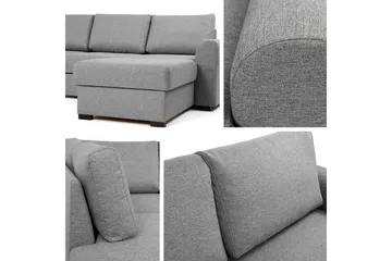 Kintore 6-sits Hörnbäddsoffa White - Huonekalut - Sohva - Vuodesohva