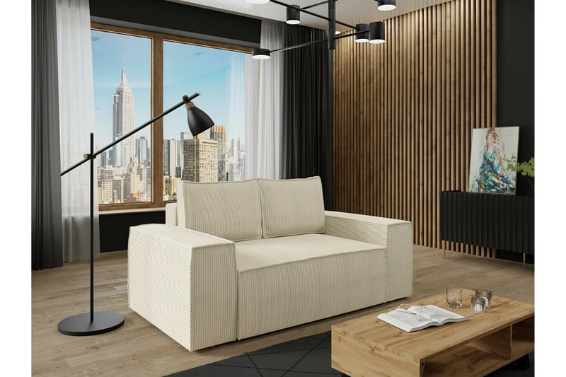 Knocklong 2-sits Bäddsoffa Cream - Huonekalut - Sohva - Vuodesohva