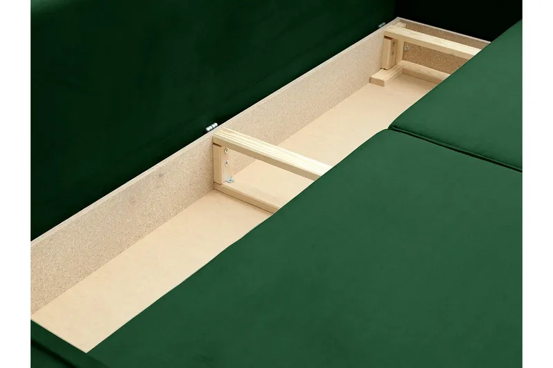 Knocklong 2-sits Bäddsoffa Dark green - Huonekalut - Sohva - Vuodesohva